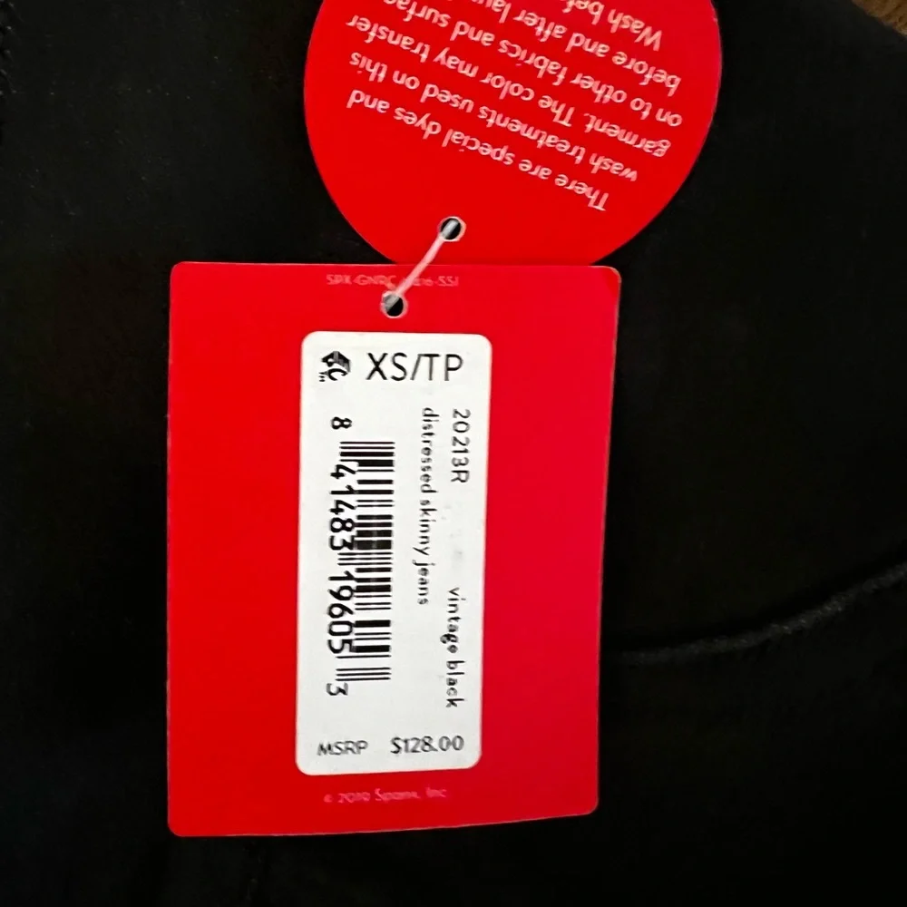 Spanx Distressed Skinny Jeans - Picture 4 of 4